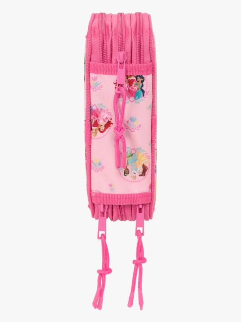 Disney Princess  Fyllt Trippelpennfodral 37 Delar, Rosa