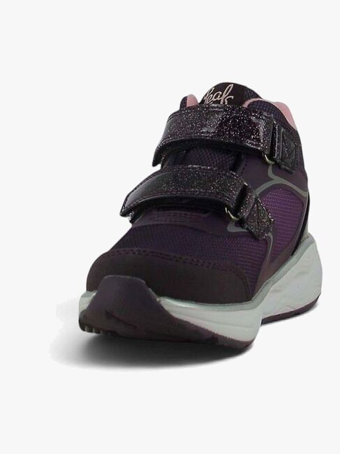 Leaf Kode Blinkande Vattentäta Mid Sneakers, Burgundy LKODE101U-16-2621_4b.jpg