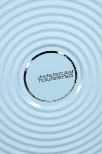American Tourister Soundbox Spinner Resväska 71,5L, Pastel Blue
