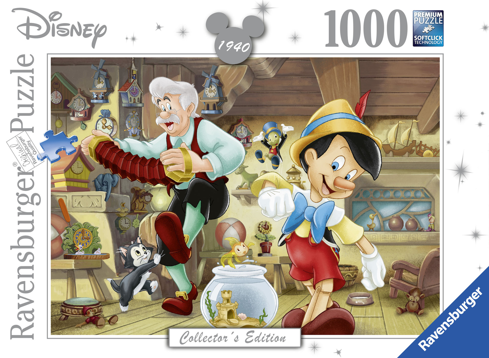 Ravensburger Pussel Pinocchio 1000 Bitar
