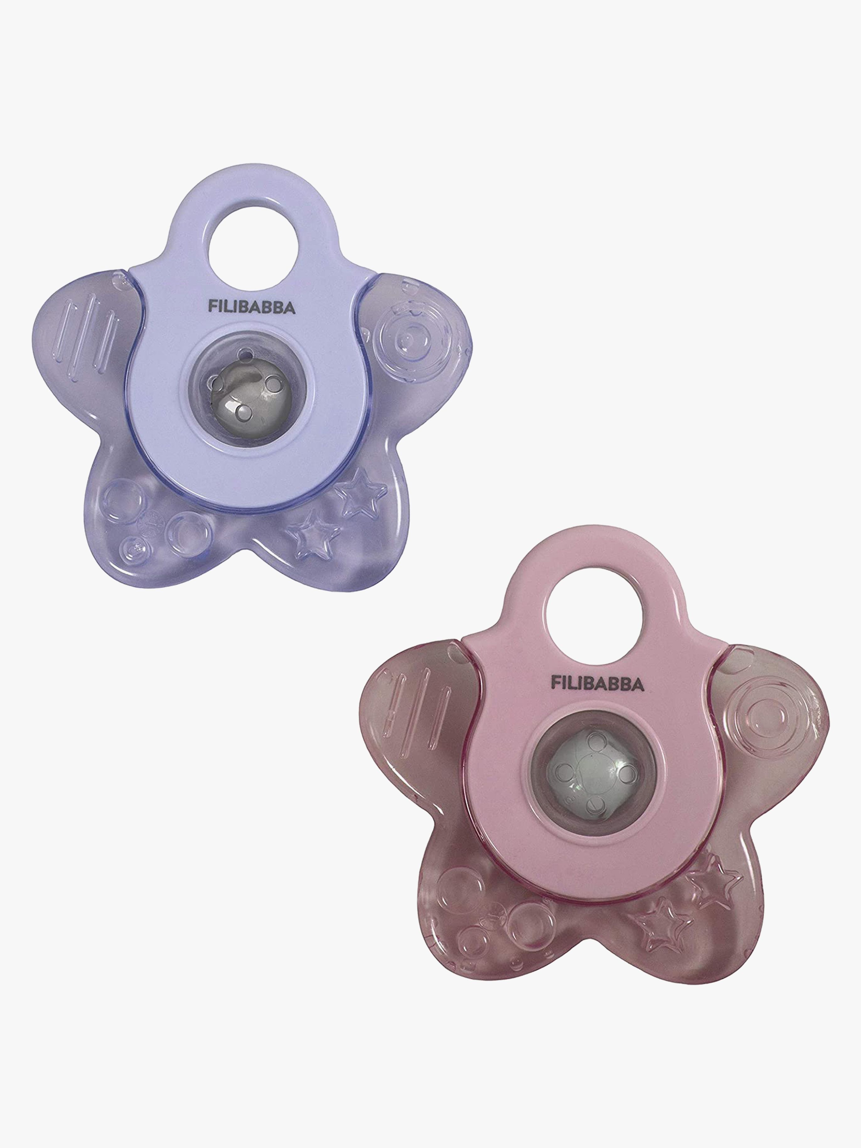 FILIBABBA Bitring Cooling Star 2-pack, Rose Mix