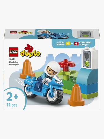 LEGO DUPLO Town 10471 Blå polismotorcykel