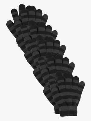 Lindberg Fjugesta Magic Vanter 5-pack, Anthracite