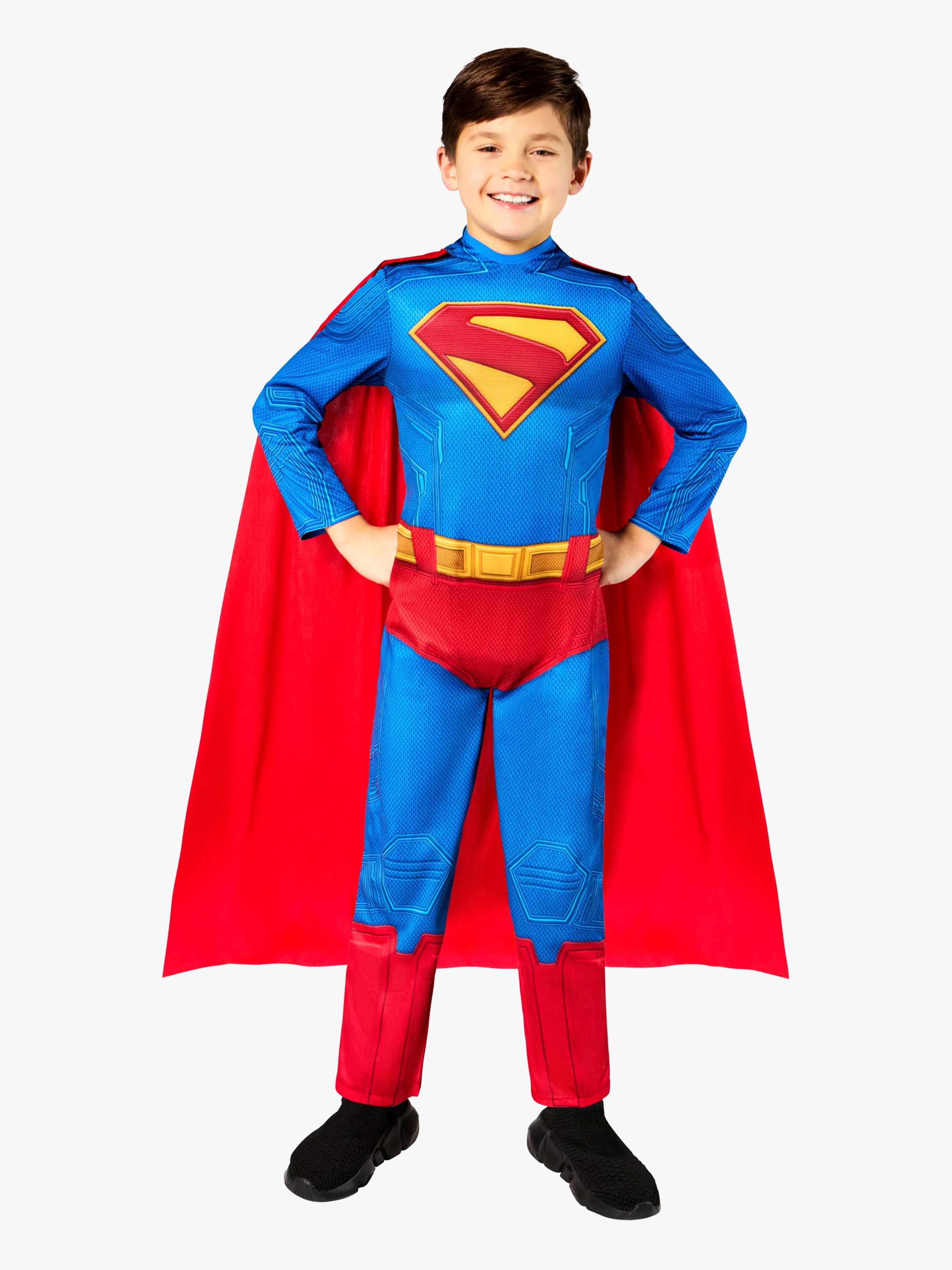Rubies Superman Utklädnad med Mantel, 7-8 år