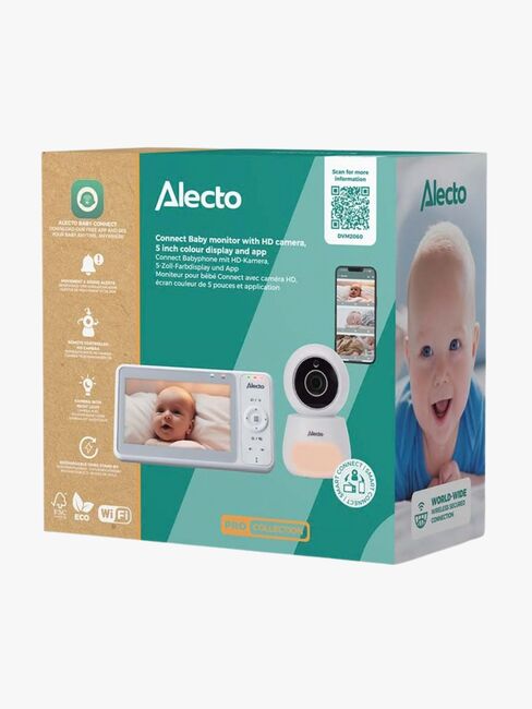 Alecto DVM2060 Babyvakt, Vit