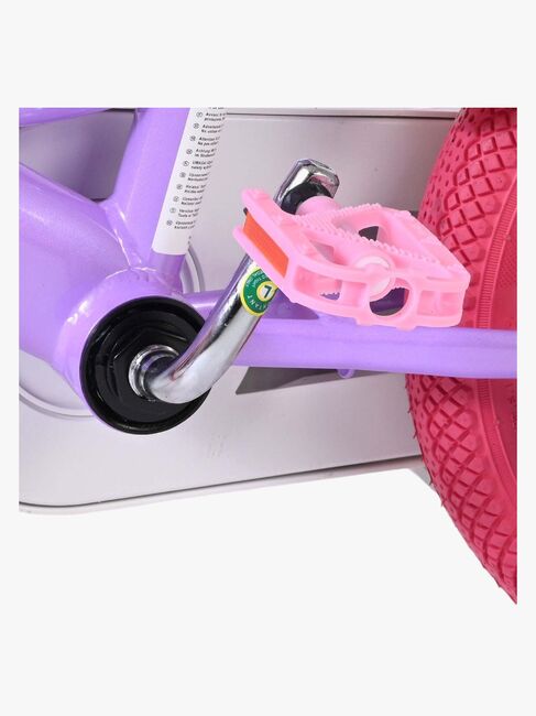 Volare Unicorn Cykel 12 Tum, Lila