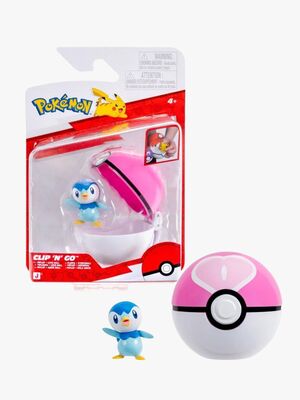 Pokémon Clip `N´ Go Lekset Piplup Love Ball