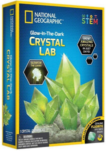 National Geographic Glow-in-the-dark Crystal Lab Experimentset