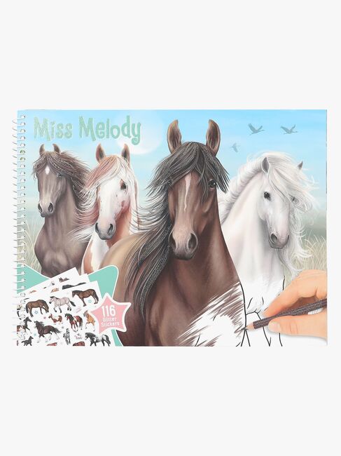 Miss Melody Målarbok