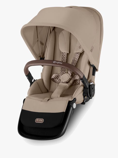 Cybex GAZELLE S Tvillingvagn, Almond Beige/Taupe