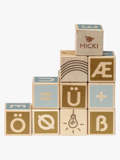 Micki Bokstavsklossar 36 st
