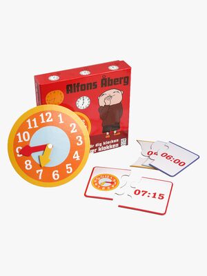 Alfons Åberg Barnspel 20 Bitar Lär Dig Klockan