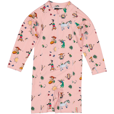 Geggamoja UV-Dräkt Pippi Långstrump, Rosa