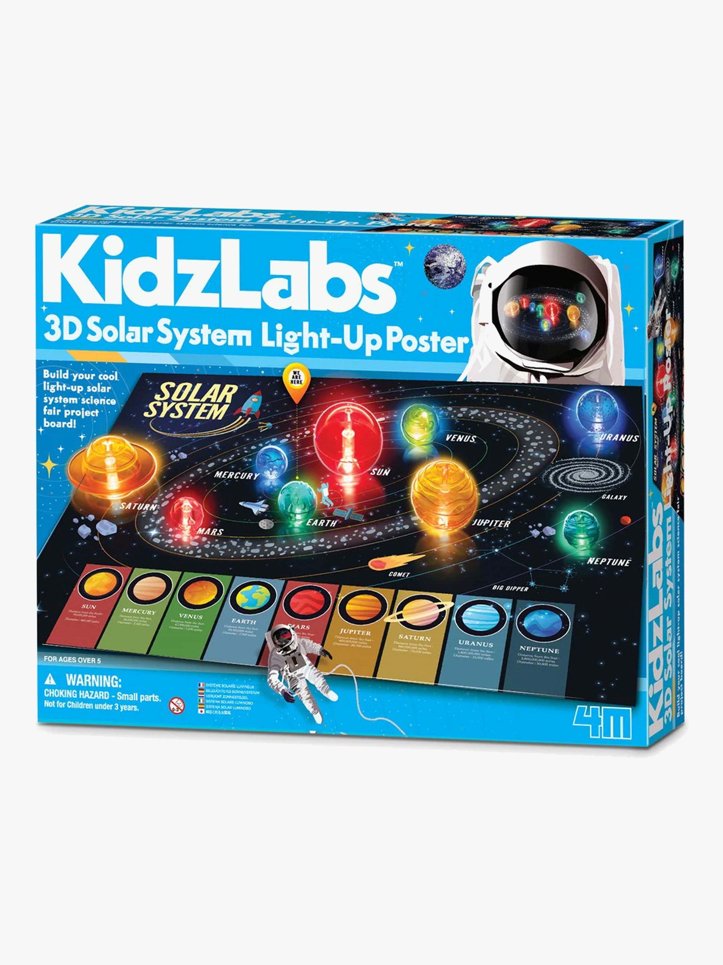 4M KidzLabs Lysande Solsystem