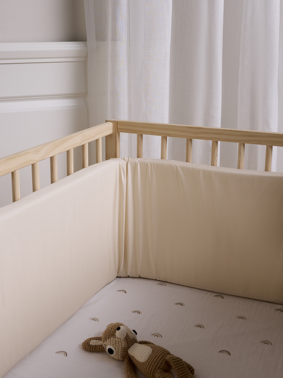 Alice & Fox MEJA Spjälskydd 350 cm, Warm Beige