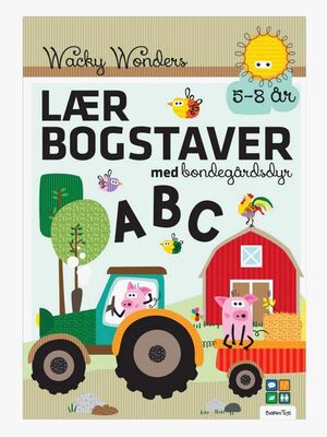 Aktivitetsbog  - Lær Bogstaver med Wacky Wonders Bondegårdsdyr