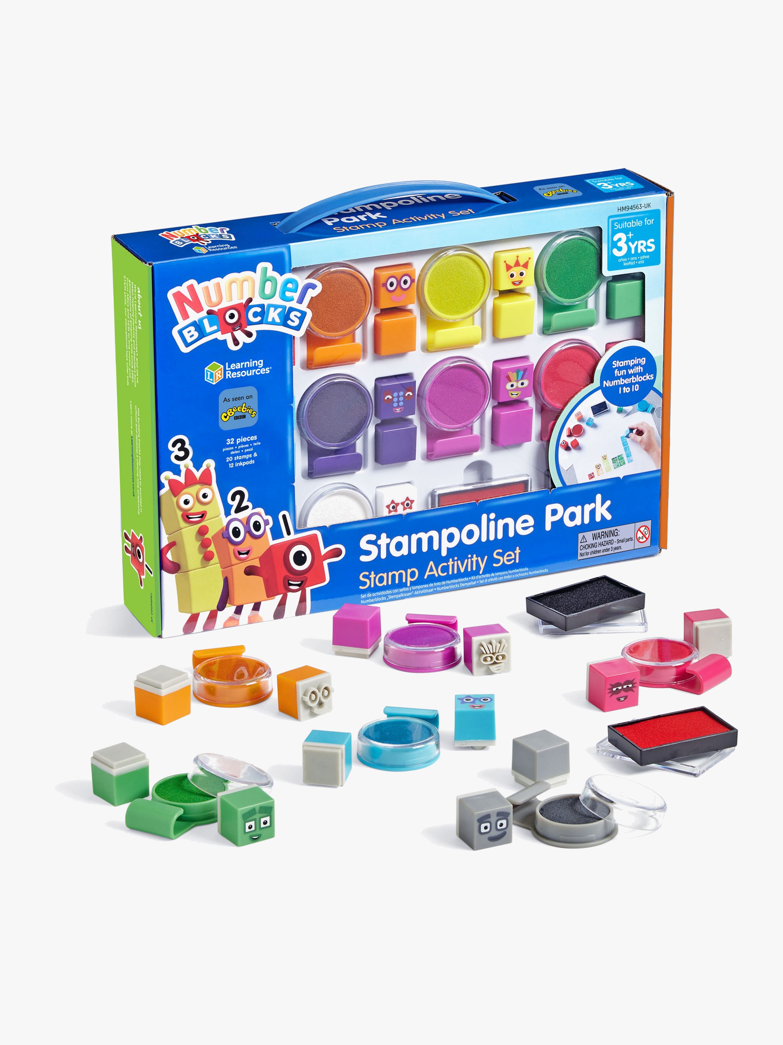 Learning Resources Numberblocks Stämpelset Stampoline Park