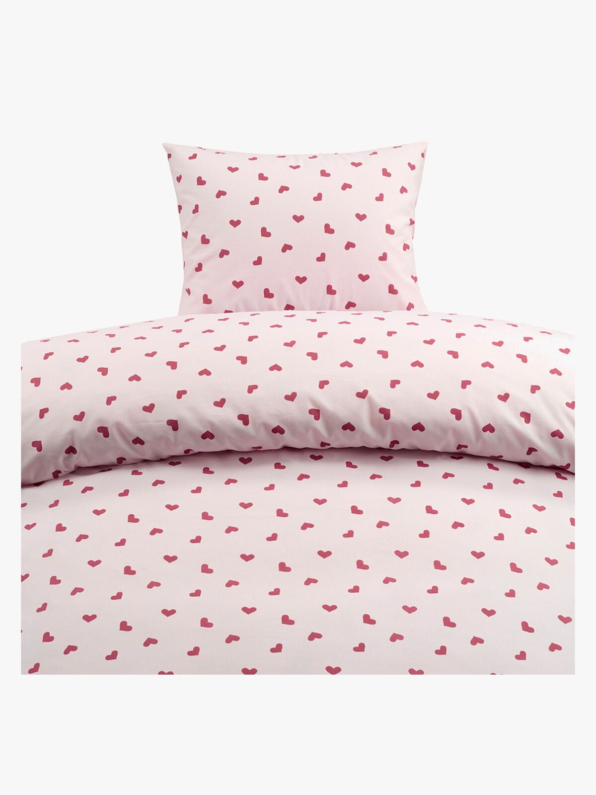 Borganäs Bäddset Hjärtrud 150x210, Rosa