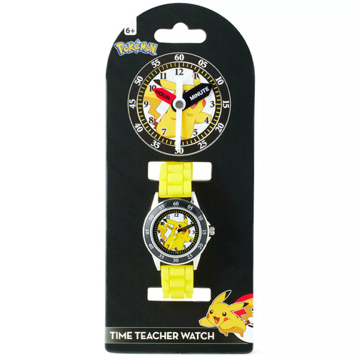 Pokémon Time Teacher Armbandsur, Gul