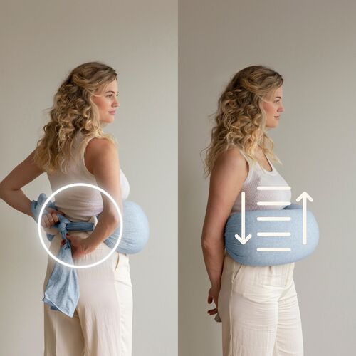 bbhugme Amningskudde, Blue Melange