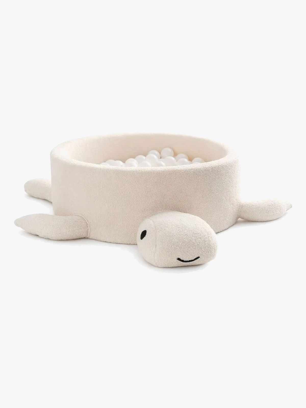 MeowBaby Boucle Turtle Bollhav, Cheesecake Cream Beige