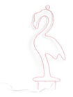 POPP Lampa Flamingo, Rosa