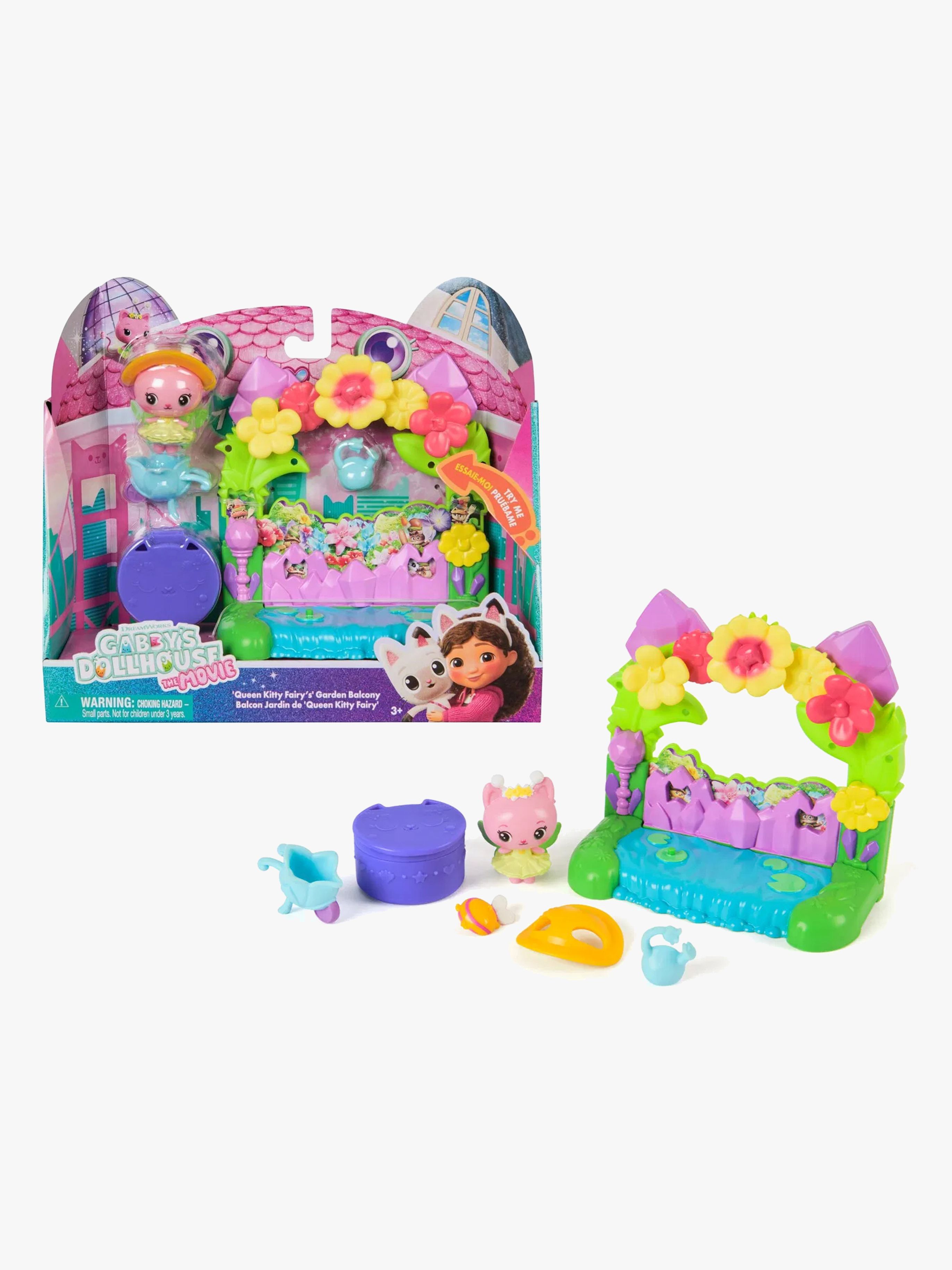 Gabby's Dollhouse Balkong Lekset Crystal Garden