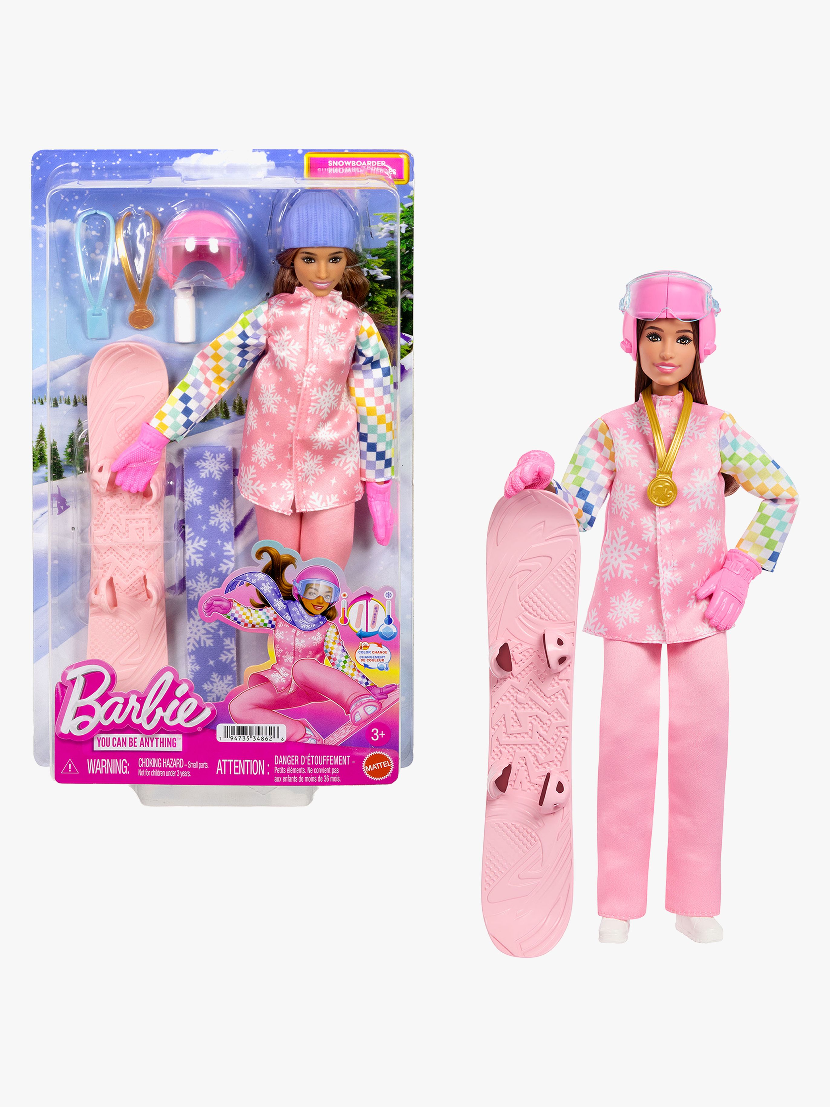 Barbie Deluxe Career Docka Snowboarder