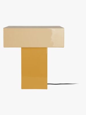 PresentTime Grato Recto Bordslampa, Honey Yellow/Soft Yellow