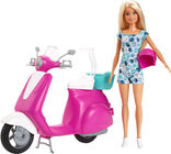 Barbie Docka & Scooter