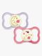 MAM Air Night Silikon Nappar 6-16m, Rosa