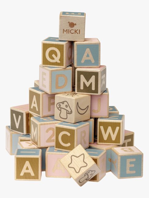 Micki Bokstavsklossar 36 st