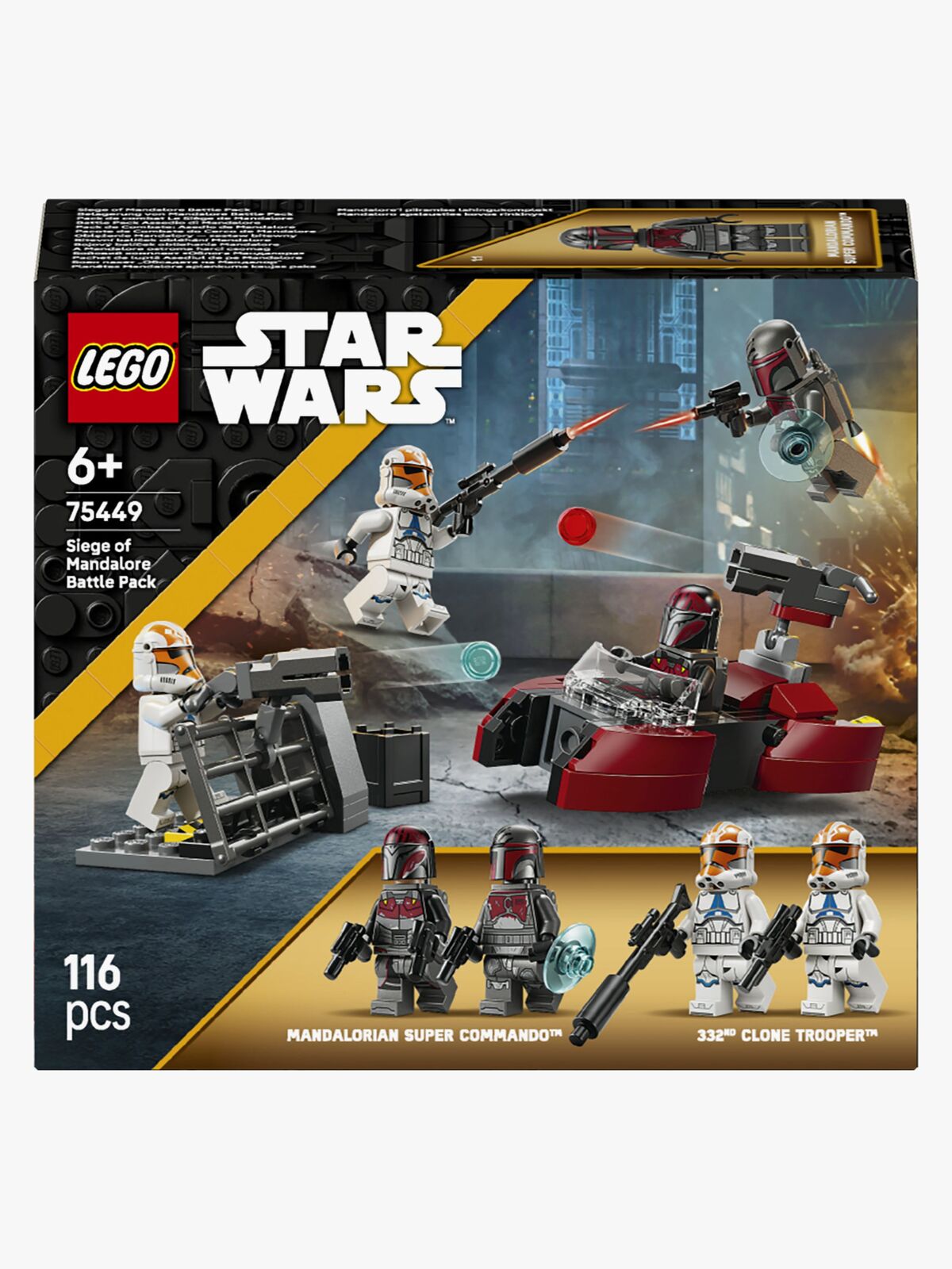 LEGO Star Wars 75449 Siege of Mandalore Battle Pack