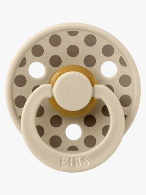 BIBS Studio Colour Sut Polka Medium Latex Str. 1, Vanilla/Dark Oak