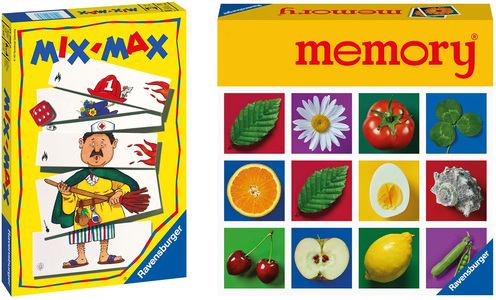 Klassiska spel - Mix-Max och Memory