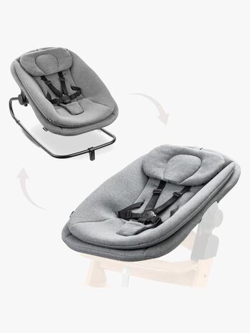 Hauck 3-in-1 Babysitter Till Matstol, Dark Grey Melange