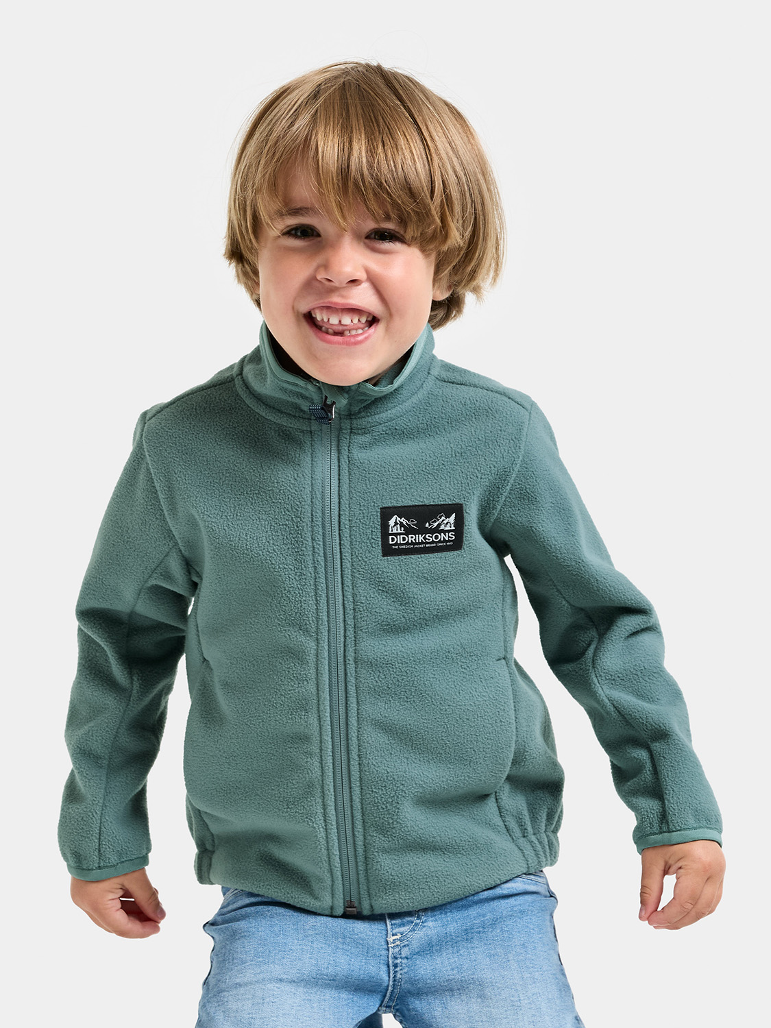Didriksons Muskot  Vindtät Vindfleecejacka Factory Blue 110