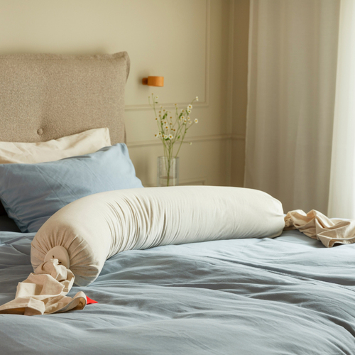 bbhugme Gravid- Och Amningskudde Fodral, Soft White
