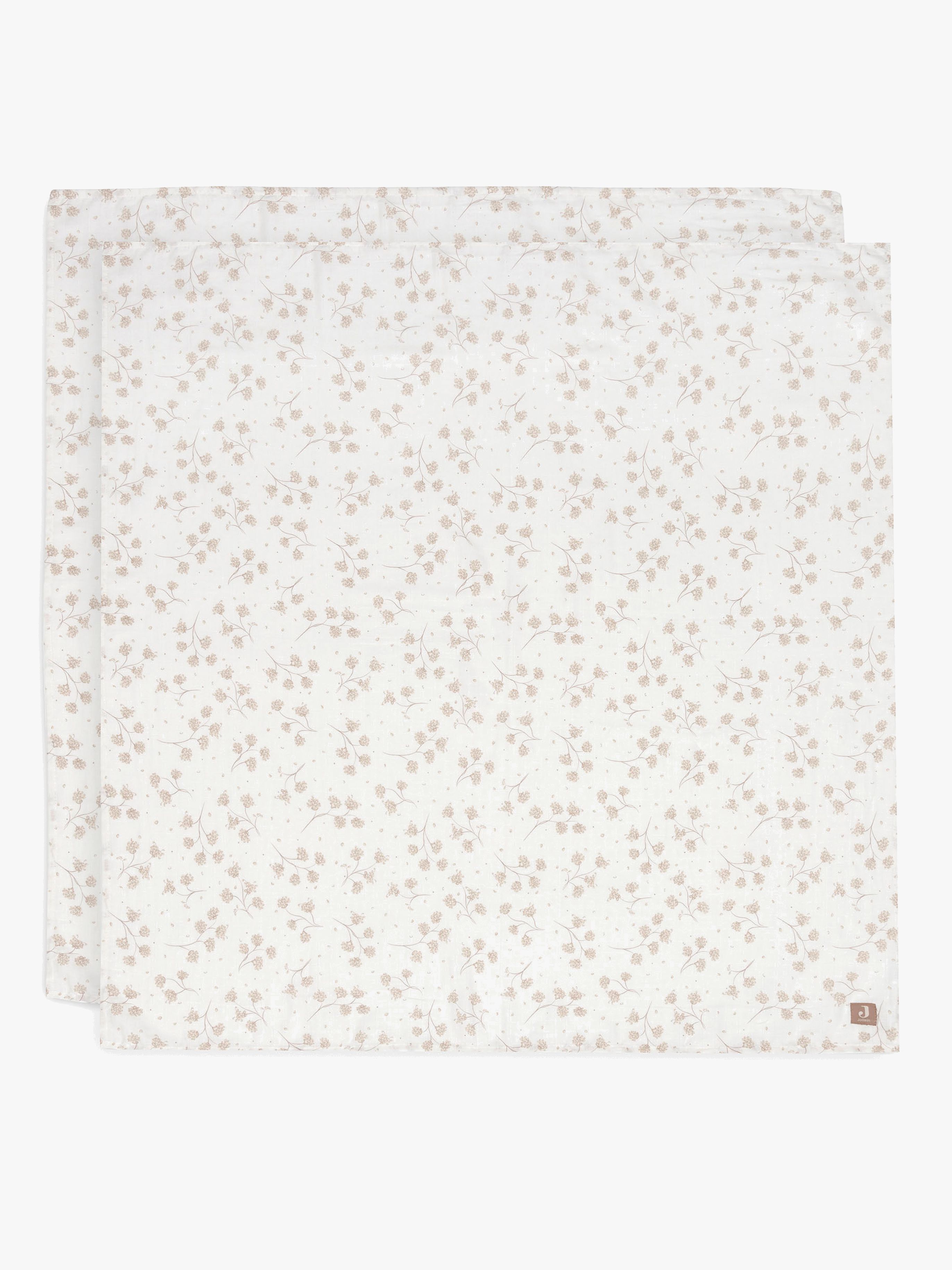 Jollein Muslinfilt 115×115 cm 2-Pack Leafy Dreams