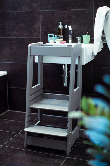 tiSsi Hjälpa Till Pall, Beech Stormy Grey