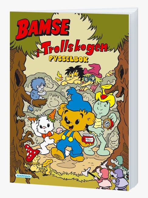 Egmont Kärnan Bamse I Trollskogen Pysselbok