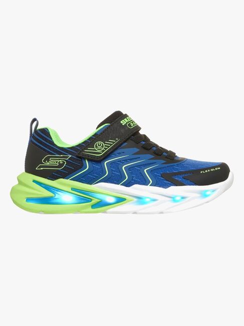 Skechers Flex Glow Ultra Prism-Pacer Blinkande Sneakers, Svart 400141LC-BBLM-1727_1.jpg