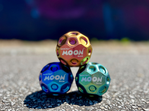 Waboba Metallic Moon Studsboll 1-Pack Blandad