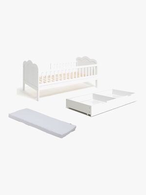 JLY DREAM Juniorsäng ESTER Inkl. Sängförvaring & Madrass 70x140, Vit