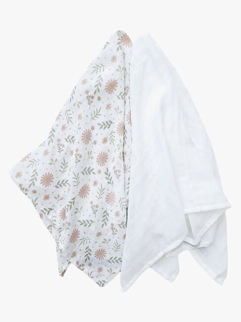 Summerville Organic Muslinfilt 2-Pack, Blossom