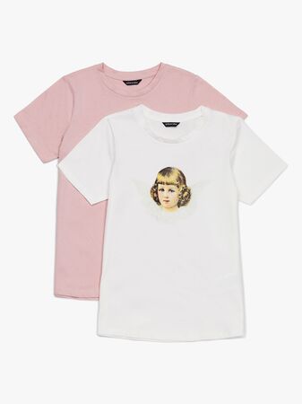 Luca & Lola Angel Topp 2-pack, White