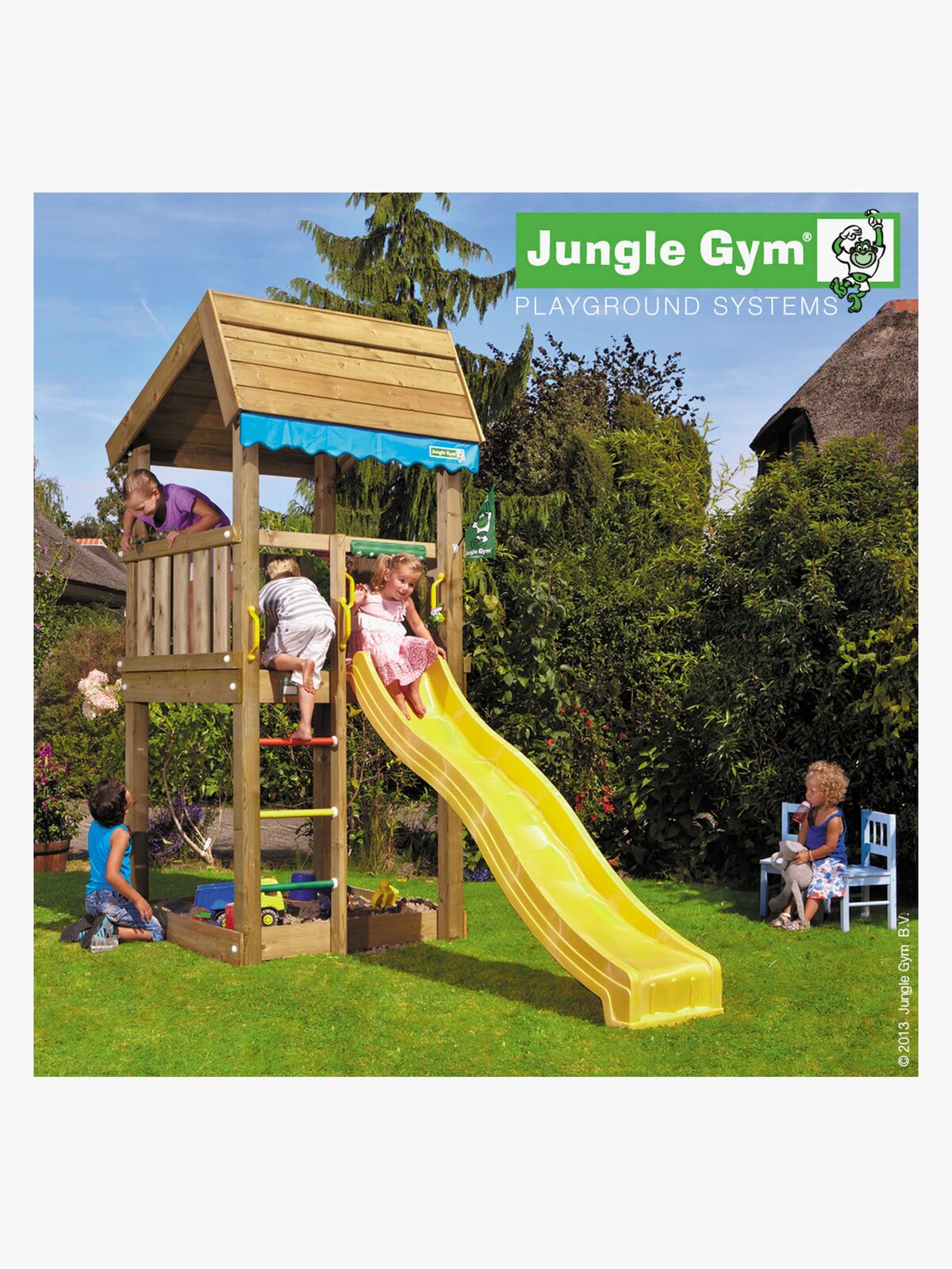 Jungle Gym Lekställning Home Inkl. Rutschkana