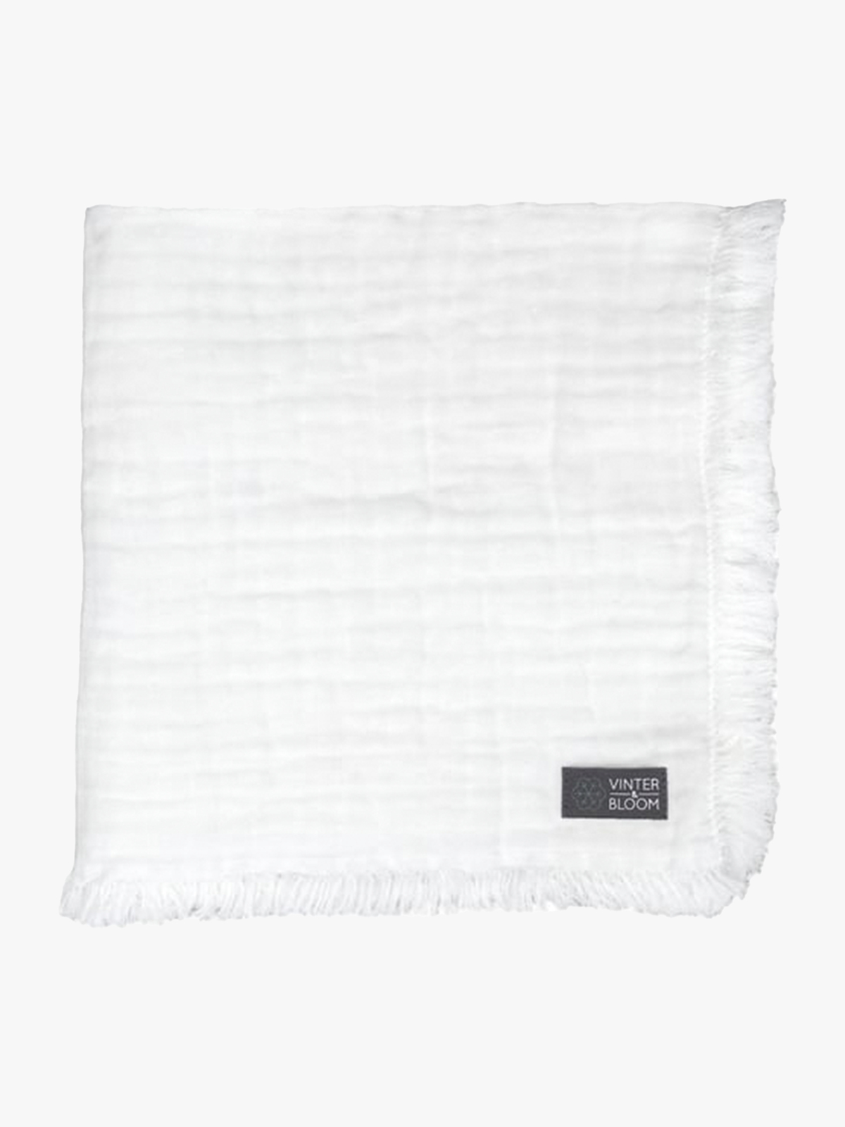 Vinter & Bloom Feather Muslinfilt EKO, Bright White