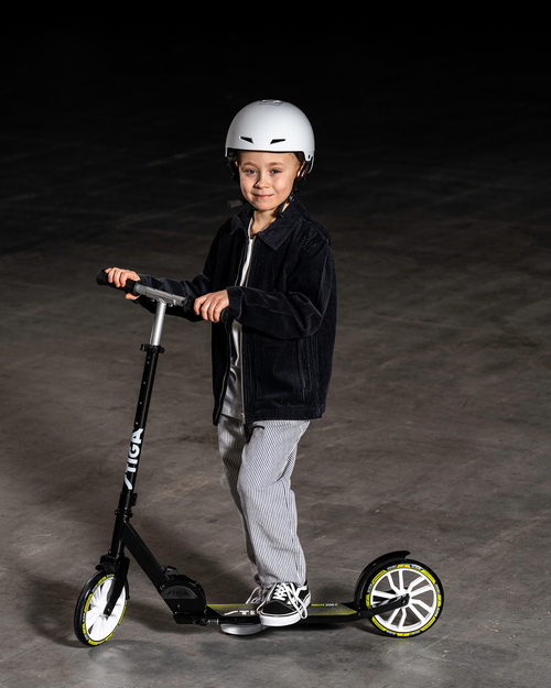 STIGA STR Sparkcykel Route 200-S, Svart/lime