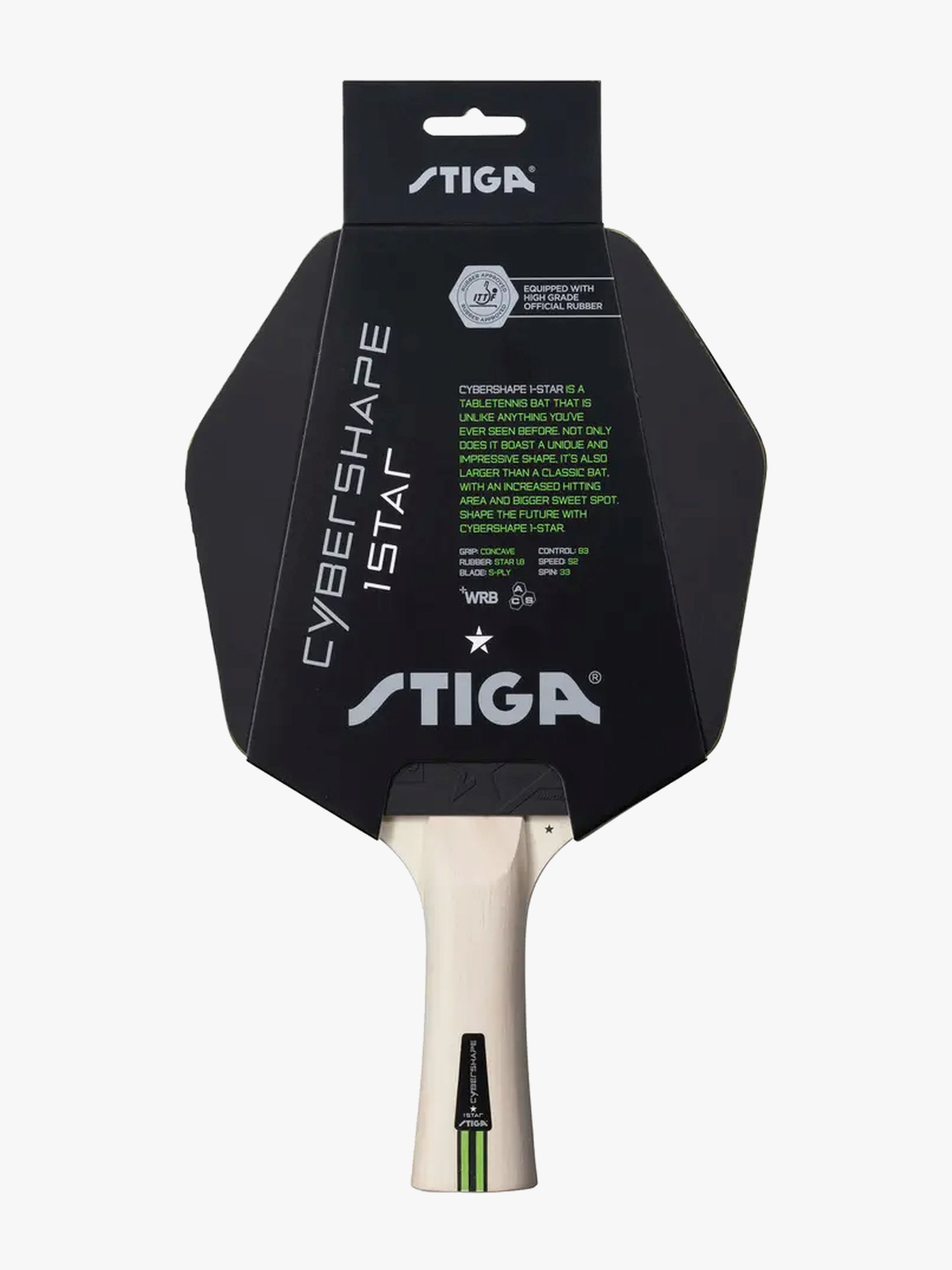 STIGA Cybershape 1-star Pingisracket